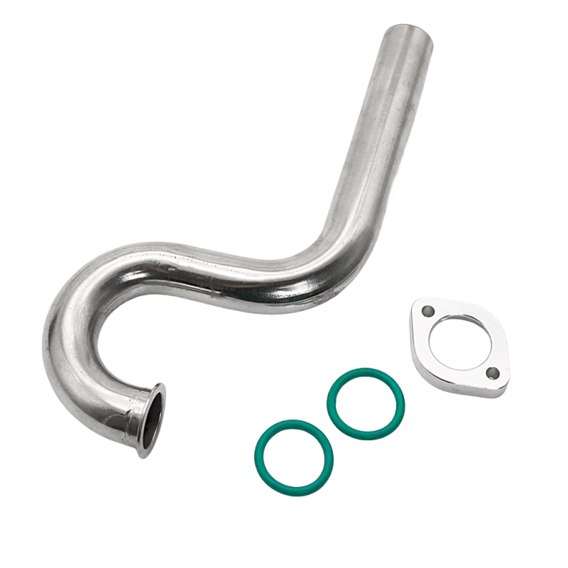 TOP SPEED RC WORLD RC Boat Exhaust Pipe S Header Fit 26CC 27.5CC 29CC QJ Zenoah RCMK Petrol Marine