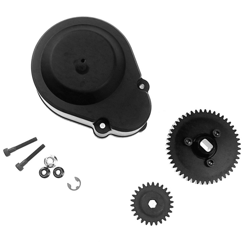 FLMLF Metal Super High 2 Speed Gear Kit 48T/26T with cover Fit for 1/5 HPI ROVAN ROFUN KM BAJA 5B 5T 5SC rc car Parts