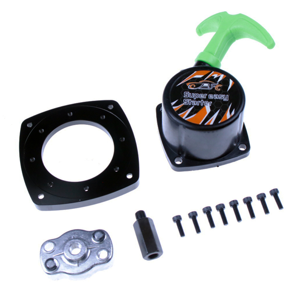 FLMLF Super Easy Pull Starter for 23cc ~ 36cc Engine Zenoah CY for 1/5 Hpi Rofun Baha Rovan Km Baja 5b 5t 5sc Losi 5ive T Rc Car Parts