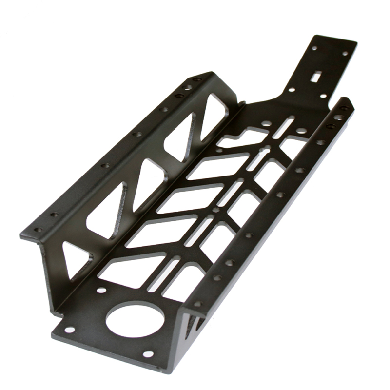 FLMLF CNC Metal Steal Light Chassis for 1/5 HPI ROVAN KM Rofun Baja 5B SS Buggy Rc Car Parts