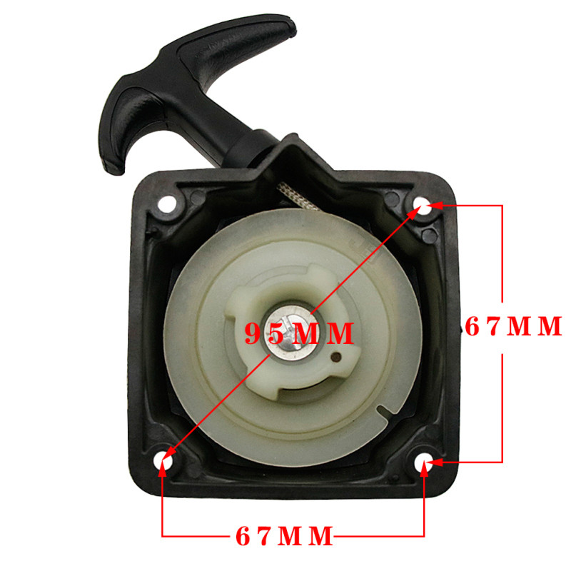 Easy To Start Puller with Starter Dial Fit 45cc Engines for 1/5 Hpi Rofun Rovan Km Mcd Gtb Rcmk FG Ddt Fid Racing Baja Rc Car Toys Parts
