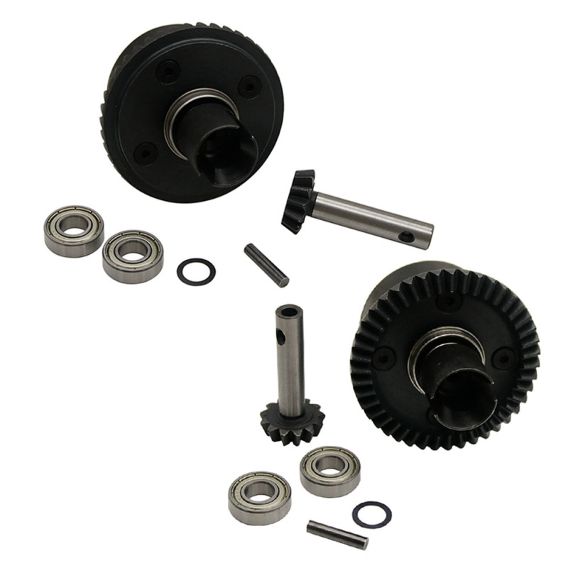 Metal front and Rear complete diff gear set for Losi 5ive T