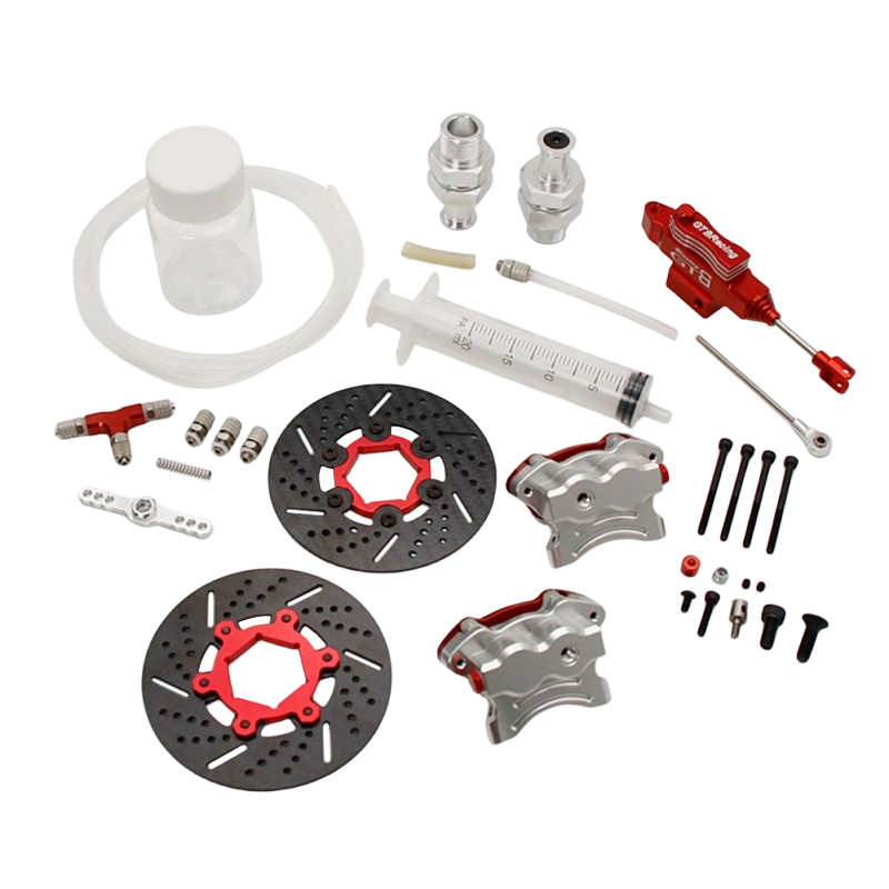 Front Hydraulic braking system set fit 1/5 hpi rovan baja 5b 5t parts