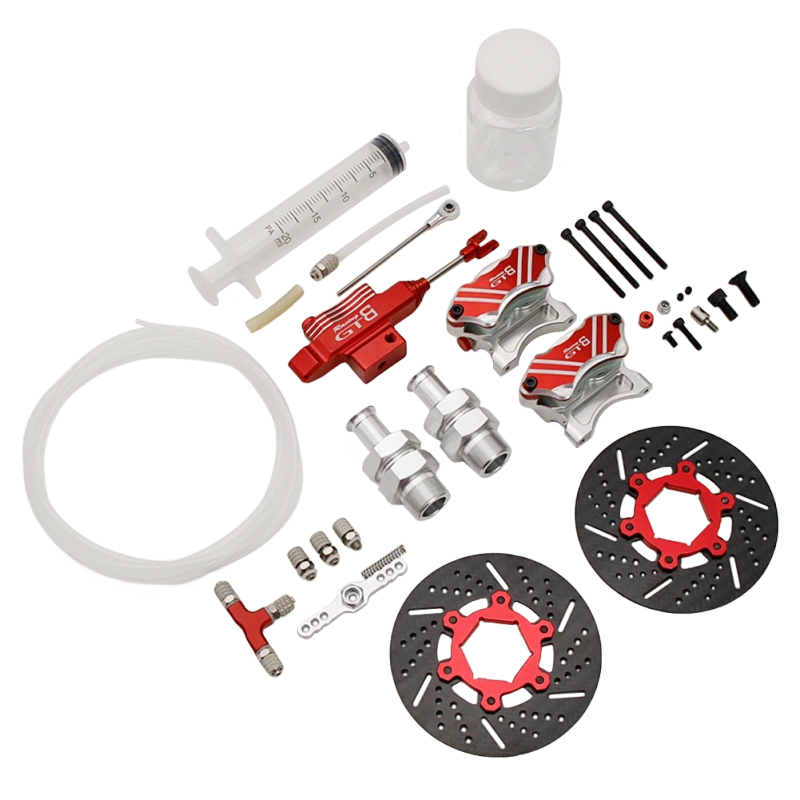 Front Hydraulic braking system set fit 1/5 hpi rovan baja 5b 5t parts