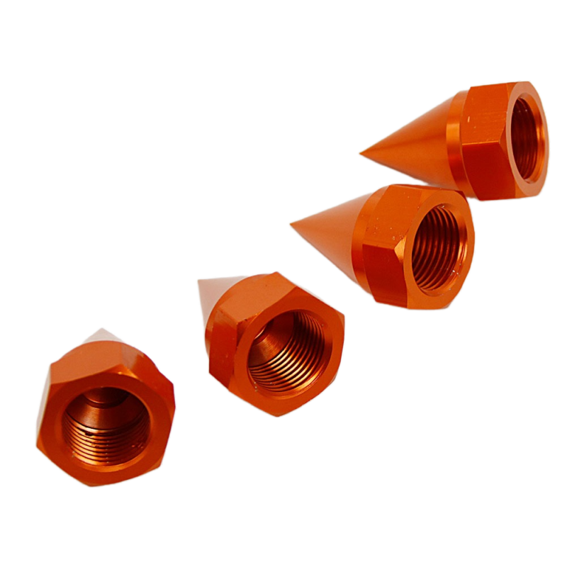 FLMLF TSRC Alloy wheel Nut Cone-Shape 4PCS for 1/5 LOSI 5IVE T ROVAN LT KINTMOTOR X2 DDT FID RACING RC CAR PARTS