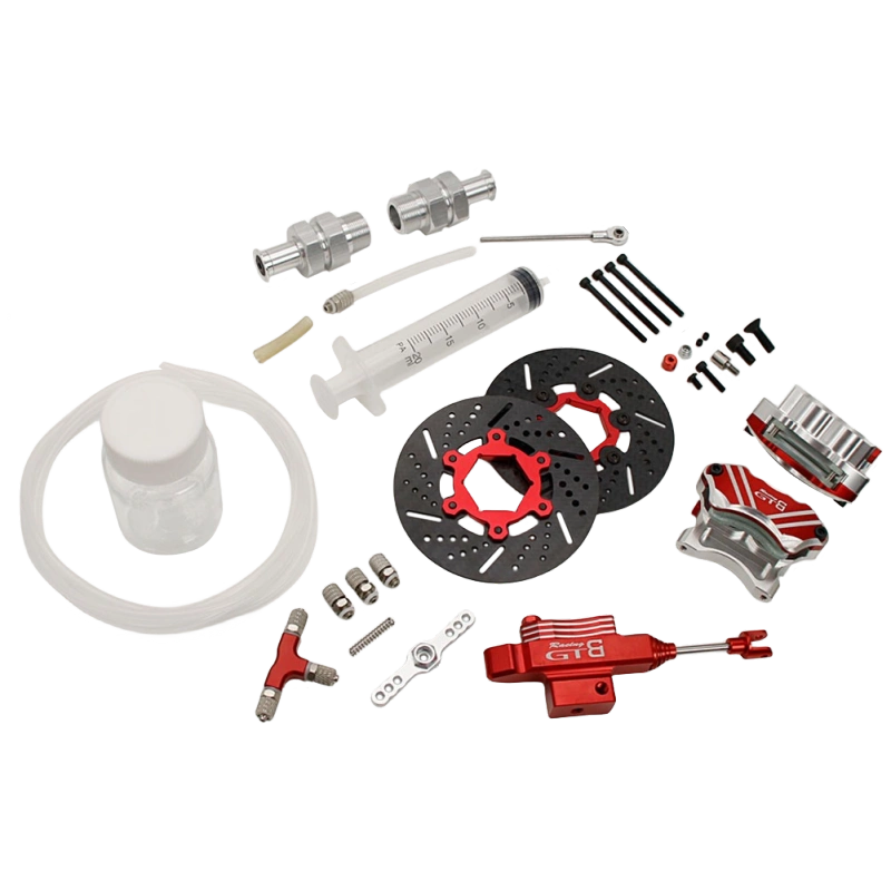 Front Hydraulic braking system set fit 1/5 hpi rovan baja 5b 5t parts