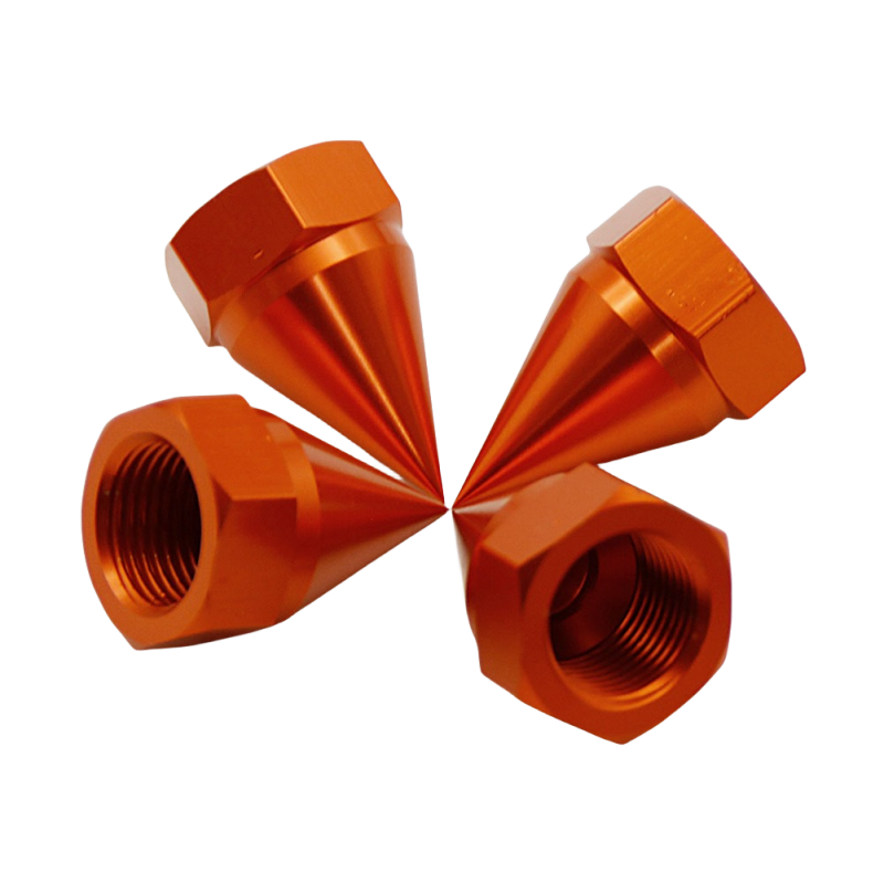 FLMLF TSRC Alloy wheel Nut Cone-Shape 4PCS for 1/5 LOSI 5IVE T ROVAN LT KINTMOTOR X2 DDT FID RACING RC CAR PARTS