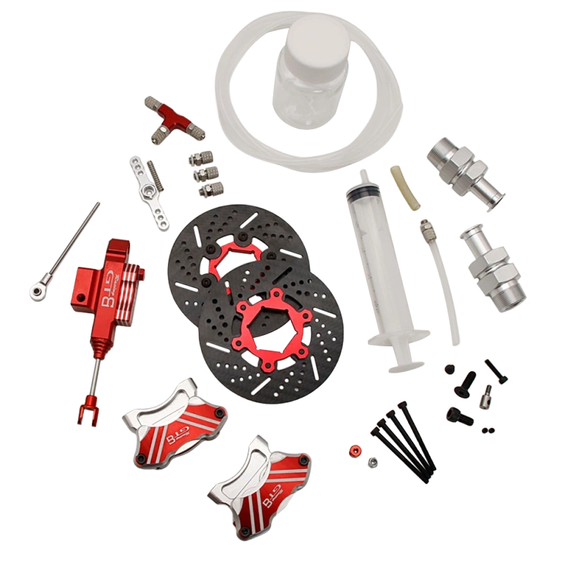 Front Hydraulic braking system set fit 1/5 hpi rovan baja 5b 5t parts