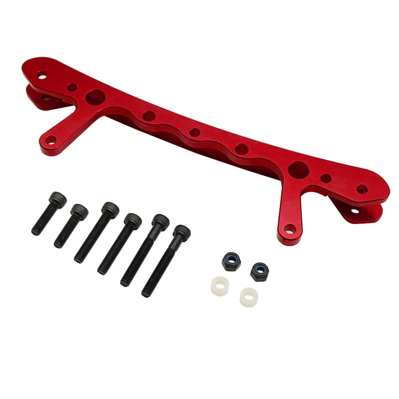 FLMLF TSRC CNC Rear shock brace set Red fit 1/5 RC Buggy HPI BAJA RV KM 5B 5T 5SC