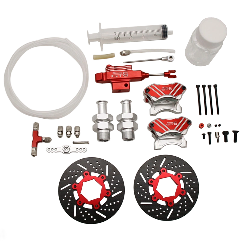 Front Hydraulic braking system set fit 1/5 hpi rovan baja 5b 5t parts