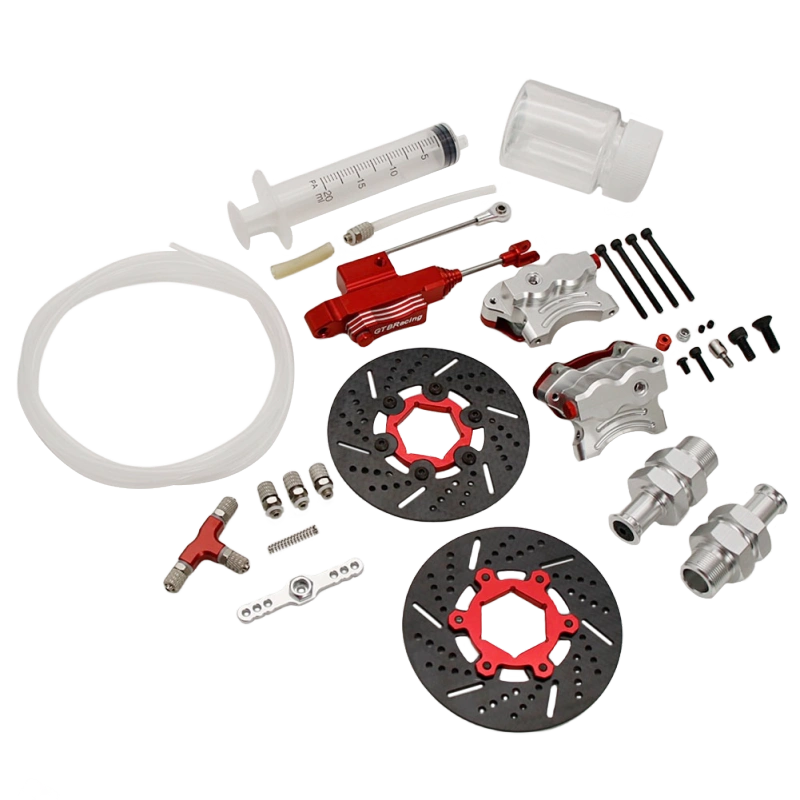 Front Hydraulic braking system set fit 1/5 hpi rovan baja 5b 5t parts