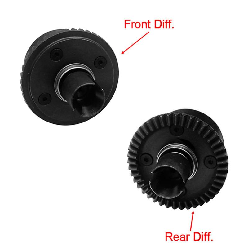 Metal front and Rear complete diff gear set for Losi 5ive T