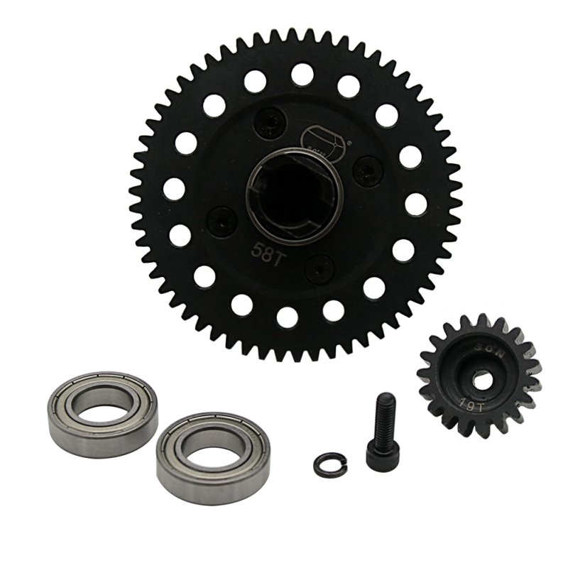 Metal Complete center differential gear for Losi 5ive T