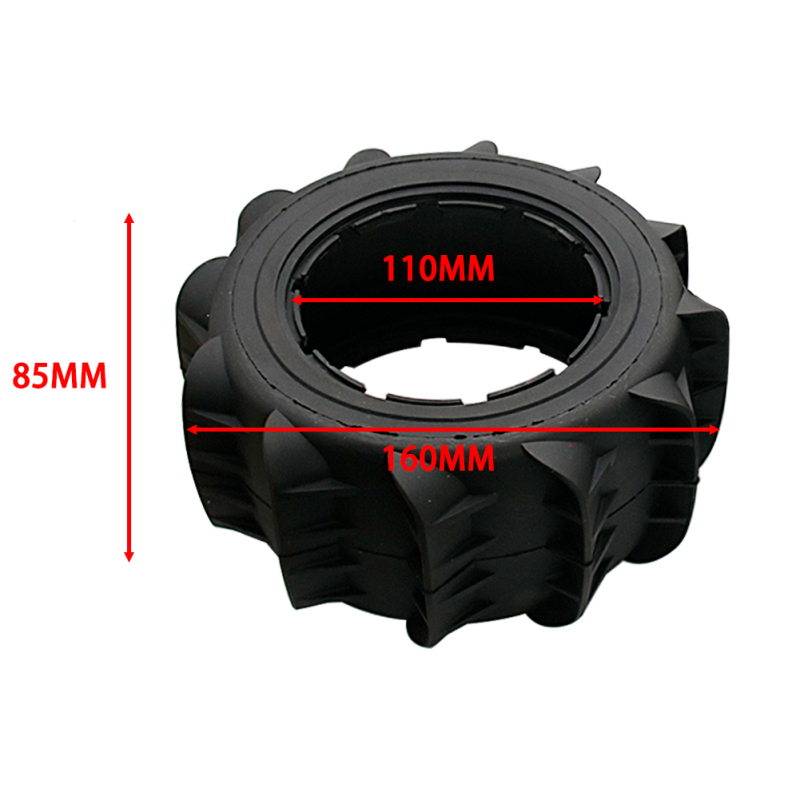 FLMLF Rear Desert Wheel Tyre Set with New Hub for 1/5 Hpi Rofun Rovan Km Baja 5B SS Arrma Kraton 8s Losi DBXL-E 2.0 RC CAR Toys Parts