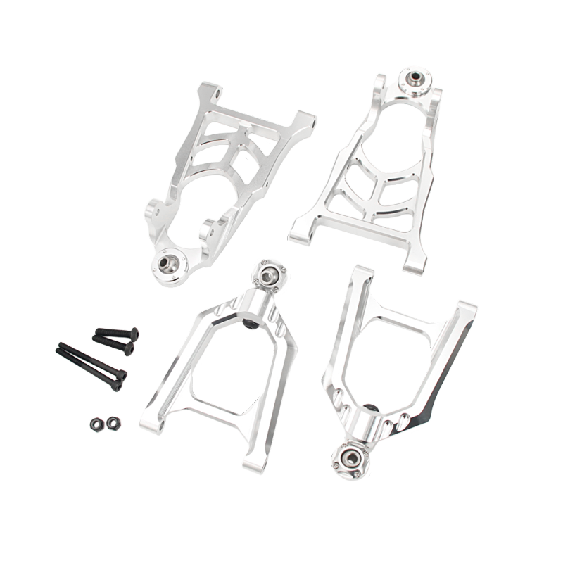 FLMLF Alloy Front Suspension A-Arm Set for 1/5 RC HPI ROVAN KM Rofun Baja 5B 5T 5SC Buggy Truck Parts