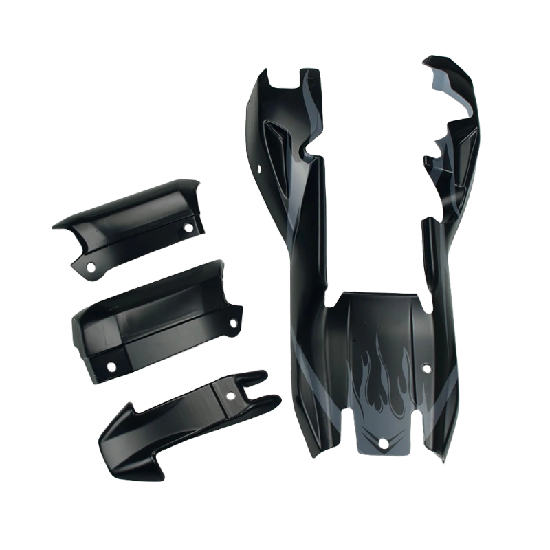 FLMLF Plastic Body Shell Cover Black Fit 1/5 Hpi Baja Rovan KM 5B
