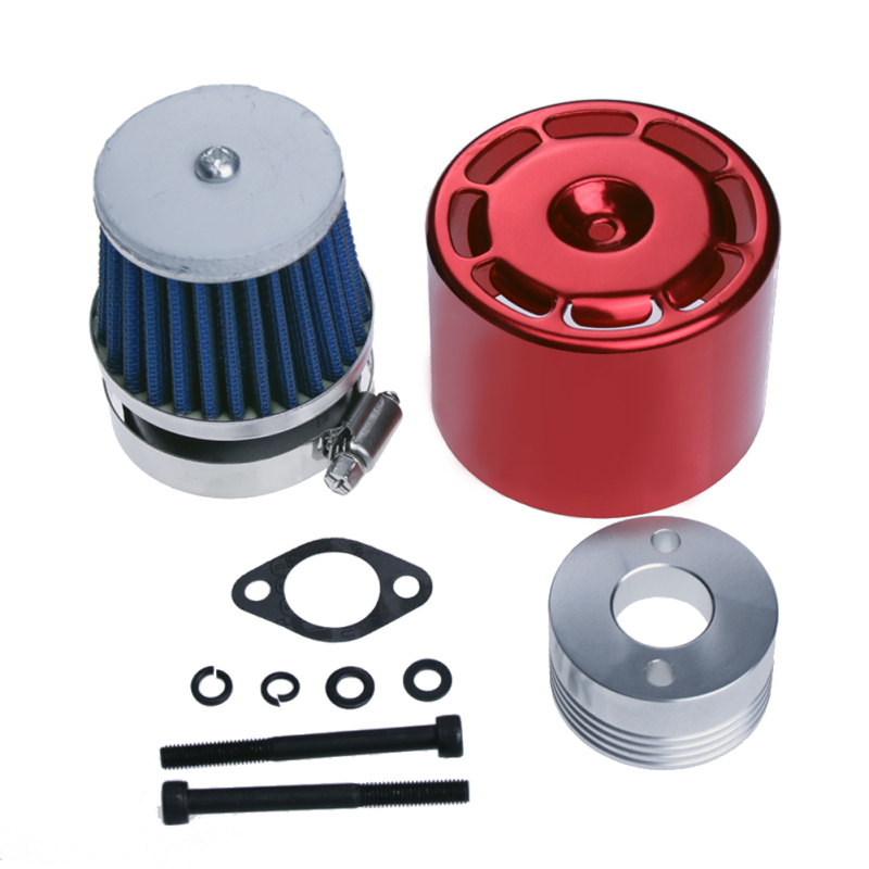 FLMLF Air Filter Set with Metal Cover for 1/5 RC HPI Rofun BAJA Rovan King Motor 5B 5T 5SC Truck Engines Parts