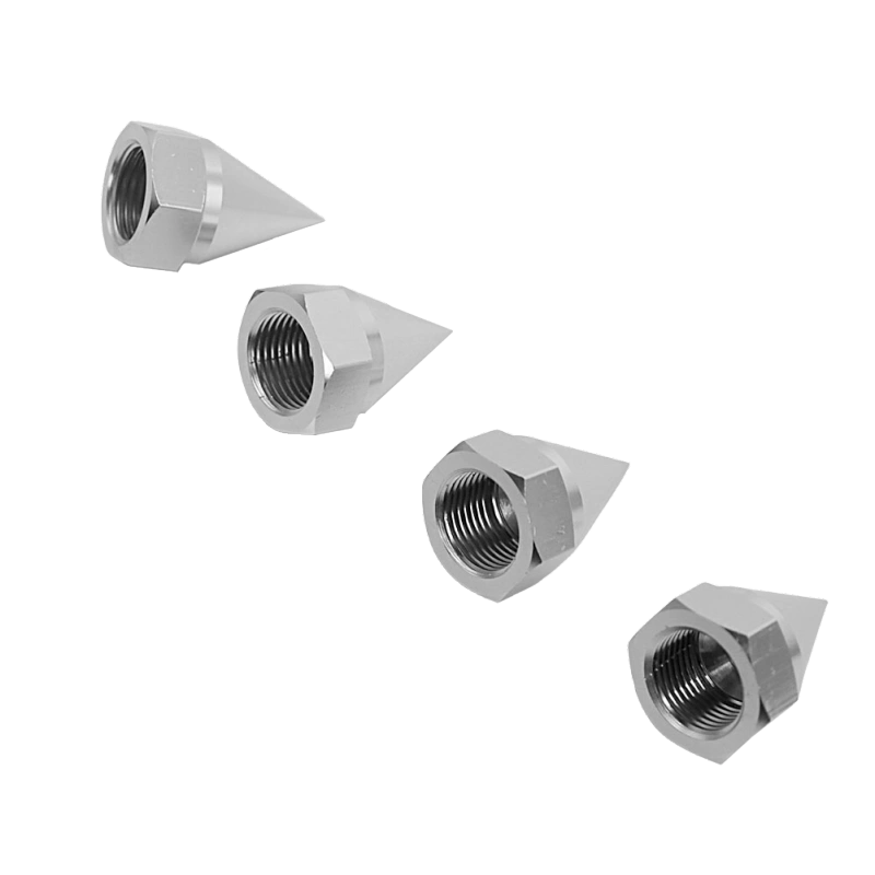 FLMLF TSRC Alloy wheel Nut Cone-Shape 4PCS for 1/5 LOSI 5IVE T ROVAN LT KINTMOTOR X2 DDT FID RACING RC CAR PARTS