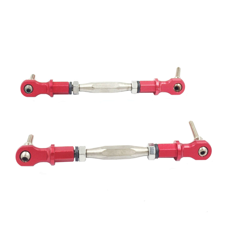 FLMLF CNC Alloy Steering Turnbuckle Tie for 1/5 RC HPI RACING BAJA Rovan King Motor ROFUN 5B 5T 5SC TRUCK Rc Car Parts