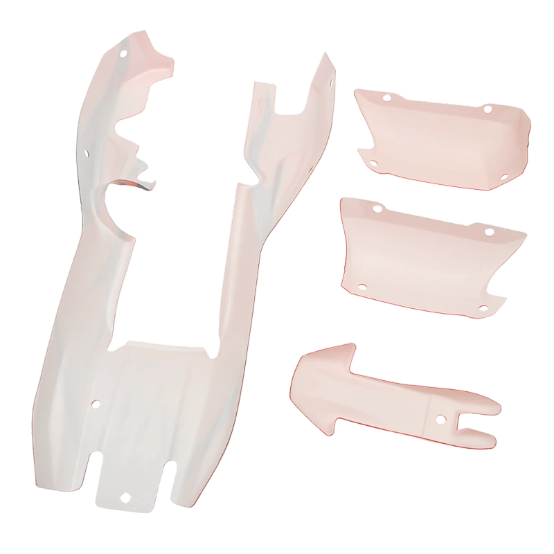 FLMLF Plastic Body Shell Cover RED With Black Fit 1/5 Hpi Baja Rovan KM 5B