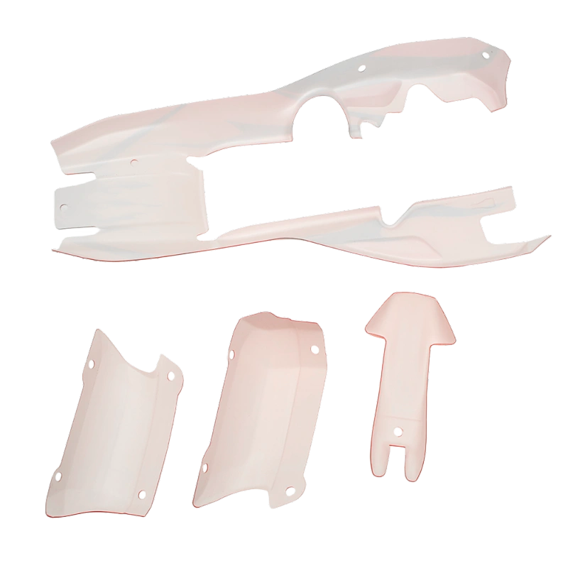 FLMLF Plastic Body Shell Cover RED With Black Fit 1/5 Hpi Baja Rovan KM 5B