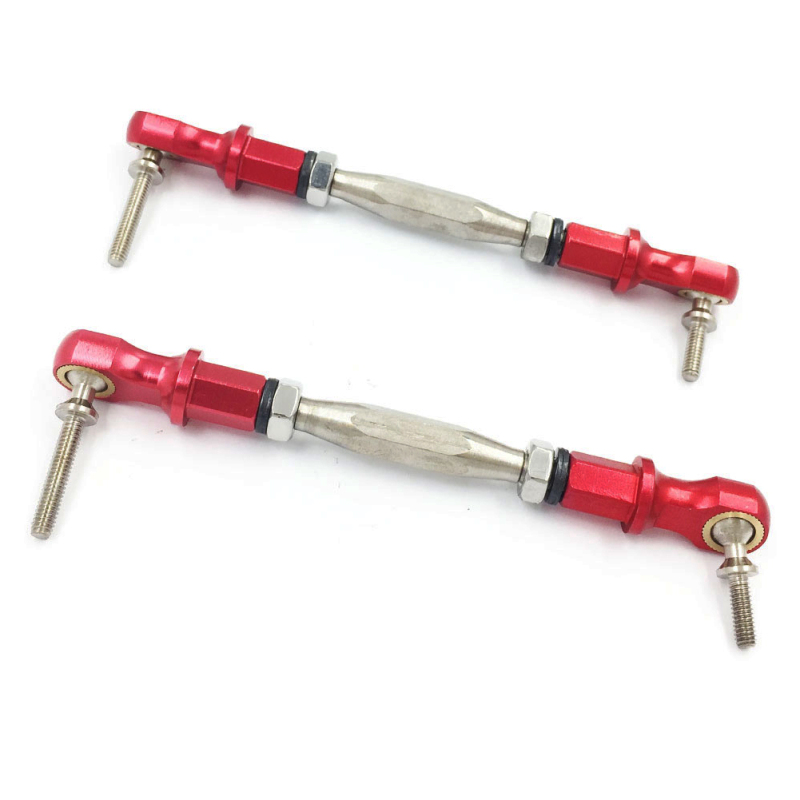 FLMLF CNC Alloy Steering Turnbuckle Tie for 1/5 RC HPI RACING BAJA Rovan King Motor ROFUN 5B 5T 5SC TRUCK Rc Car Parts