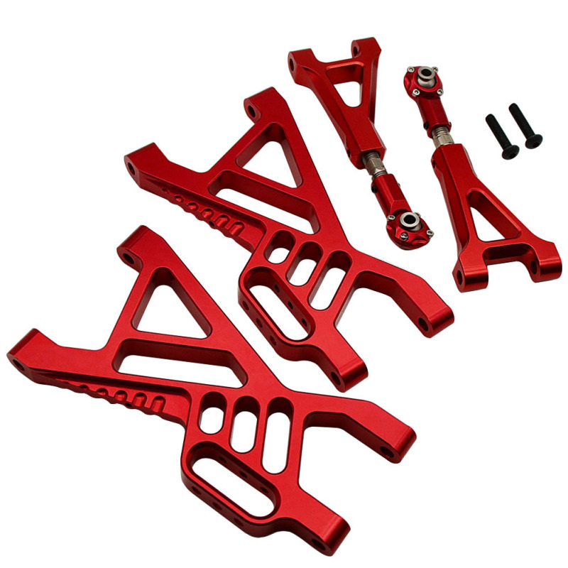 FLMLF Alloy rear suspension arm set Red fit 1/5 RC HPI baja 5B 5T 5SC