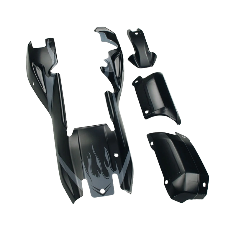 FLMLF Plastic Body Shell Cover Black Fit 1/5 Hpi Baja Rovan KM 5B