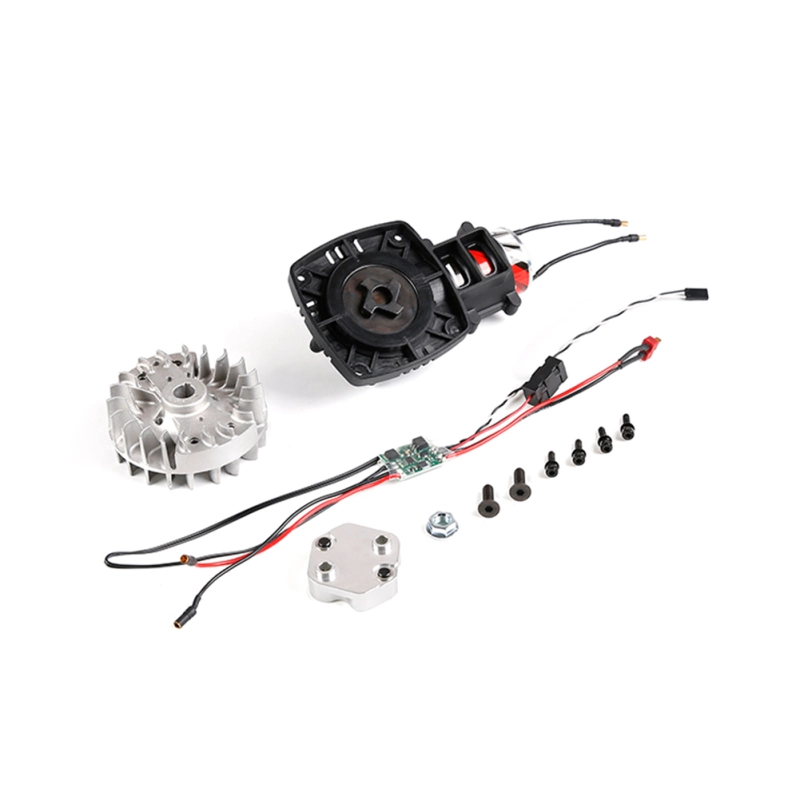 Alloy CNC Roto Starter of 23CC-58CC Normall Flywheel for 1/5 HPI ROFUN ROVAN KM BAJA 5B 5T 5SC Losi FG MCD GoPed RedCat Rc Parts