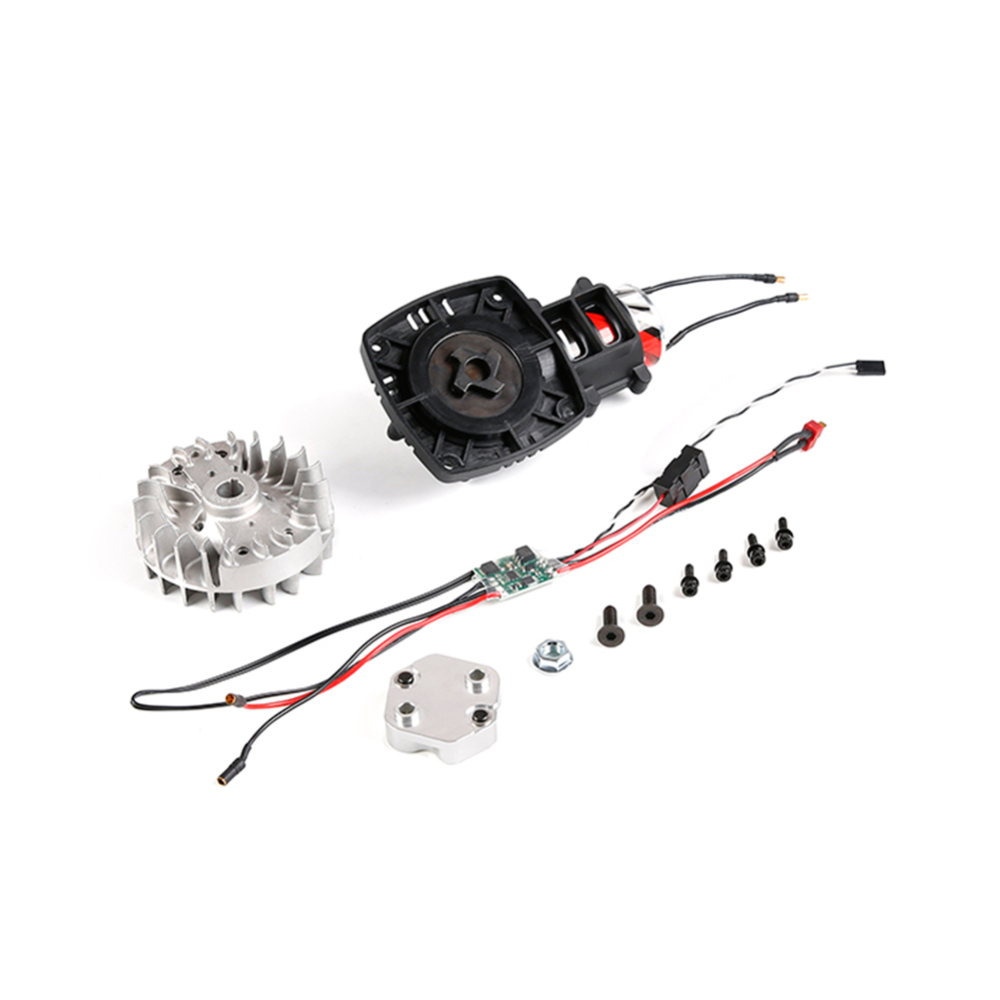 Alloy CNC Roto Starter of 23CC-58CC Normall Flywheel for 1/5 HPI ROFUN ROVAN KM BAJA 5B 5T 5SC Losi FG MCD GoPed RedCat Rc Parts