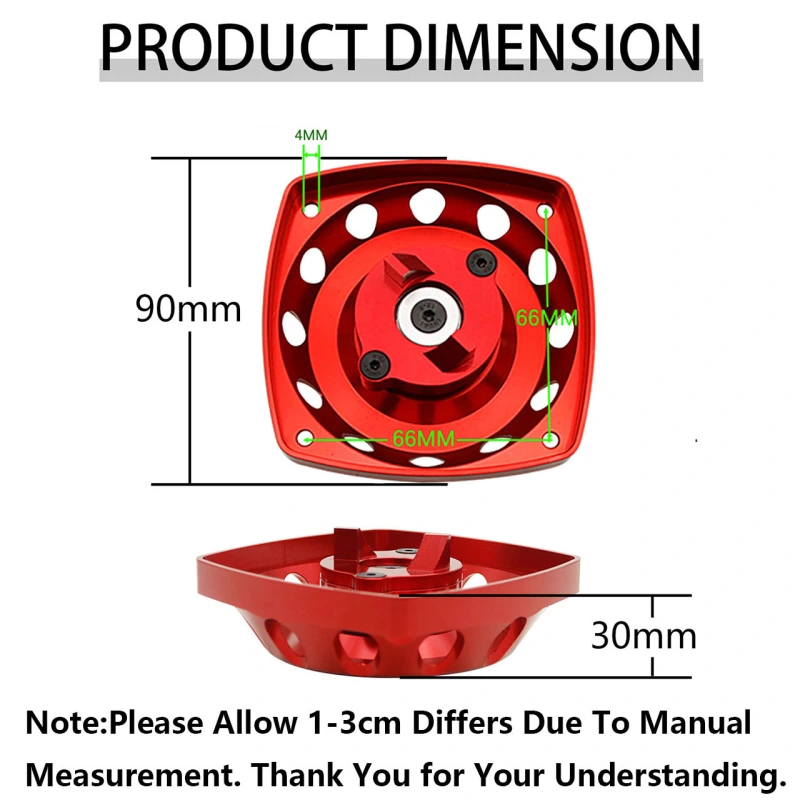 Alloy CNC Roto Starter of 23CC-58CC Normall Flywheel for 1/5 HPI ROFUN ROVAN KM BAJA 5B 5T 5SC Losi FG MCD GoPed RedCat Rc Parts