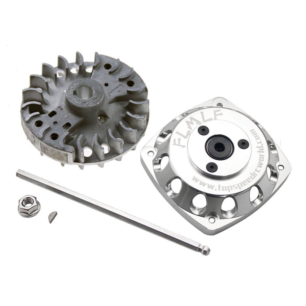 Alloy CNC Roto Starter of 23CC-58CC Normall Flywheel for 1/5 HPI ROFUN ROVAN KM BAJA 5B 5T 5SC Losi FG MCD GoPed RedCat Rc Parts