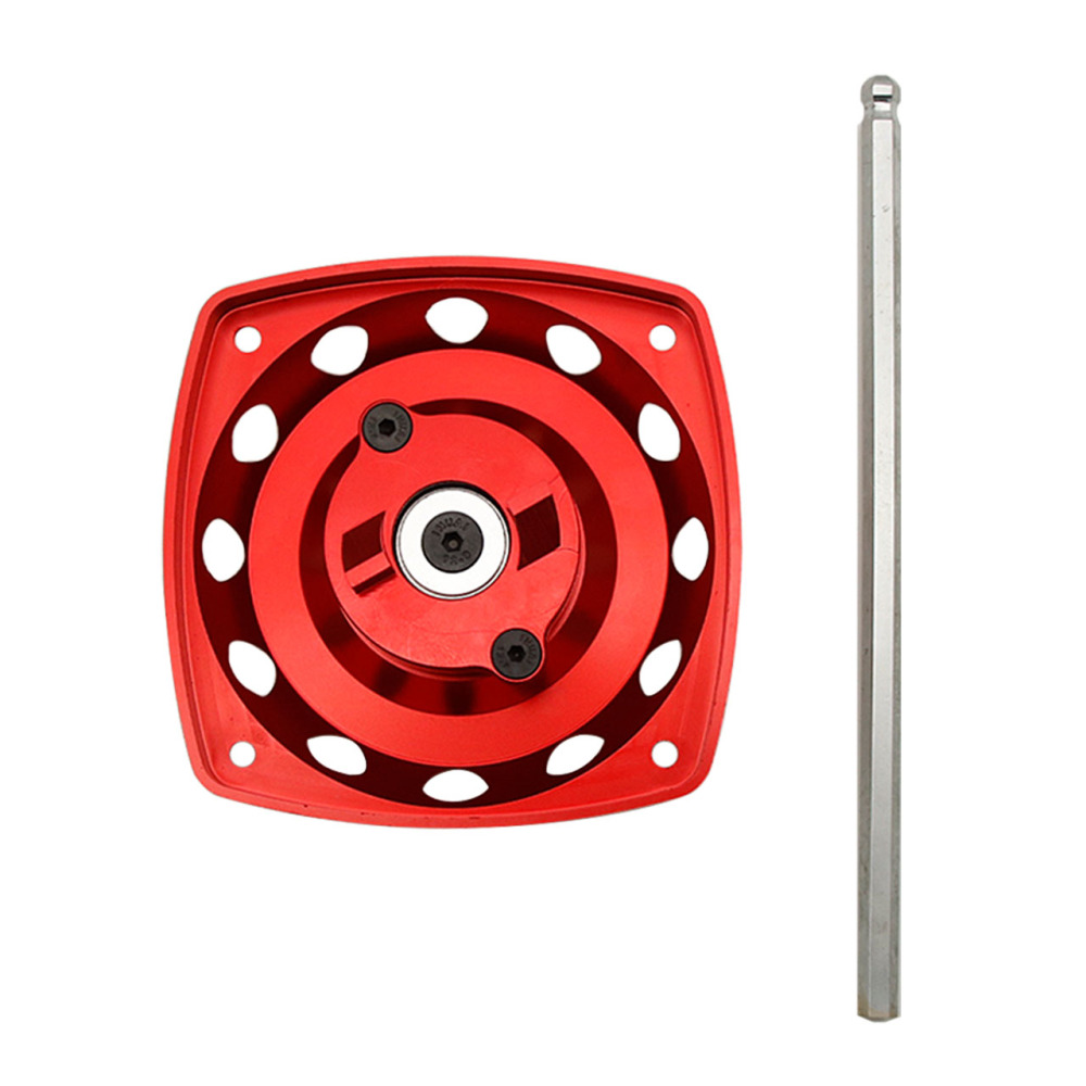 Alloy CNC Roto Starter of 23CC-58CC Normall Flywheel for 1/5 HPI ROFUN ROVAN KM BAJA 5B 5T 5SC Losi FG MCD GoPed RedCat Rc Parts