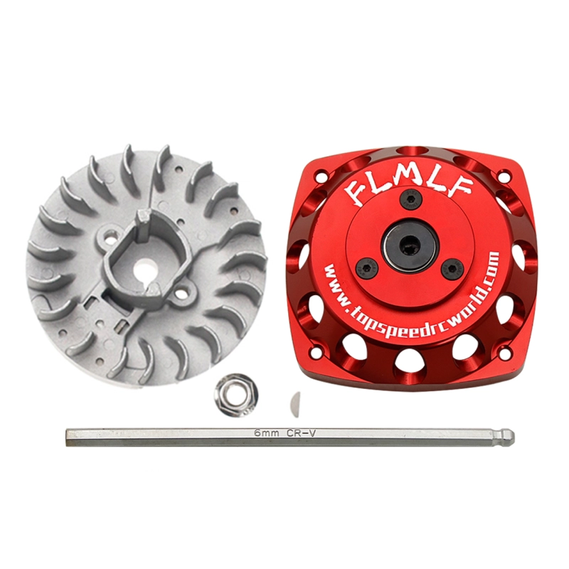 Alloy CNC Roto Starter of 23CC-58CC Normall Flywheel for 1/5 HPI ROFUN ROVAN KM BAJA 5B 5T 5SC Losi FG MCD GoPed RedCat Rc Parts