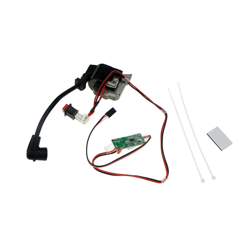 RC Model Remote Safety Kill Switch with Ignition Coil for 1/5 Hpi Rovan Km Rofun Baja Losi Redcat Rcmk Mcd Fg 23cc-71cc Engines