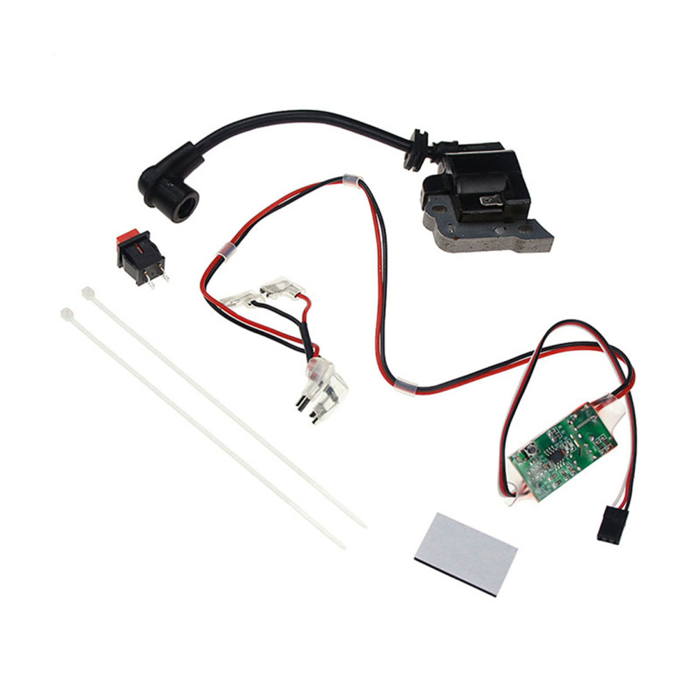 RC Model Remote Safety Kill Switch with Ignition Coil for 1/5 Hpi Rovan Km Rofun Baja Losi Redcat Rcmk Mcd Fg 23cc-71cc Engines