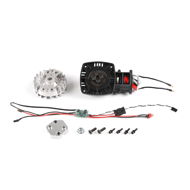 Alloy CNC Roto Starter of 23CC-58CC Normall Flywheel for 1/5 HPI ROFUN ROVAN KM BAJA 5B 5T 5SC Losi FG MCD GoPed RedCat Rc Parts