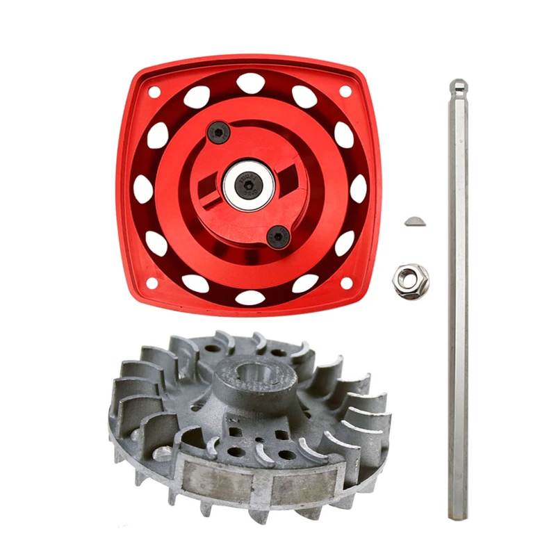 Alloy CNC Roto Starter of 23CC-58CC Normall Flywheel for 1/5 HPI ROFUN ROVAN KM BAJA 5B 5T 5SC Losi FG MCD GoPed RedCat Rc Parts
