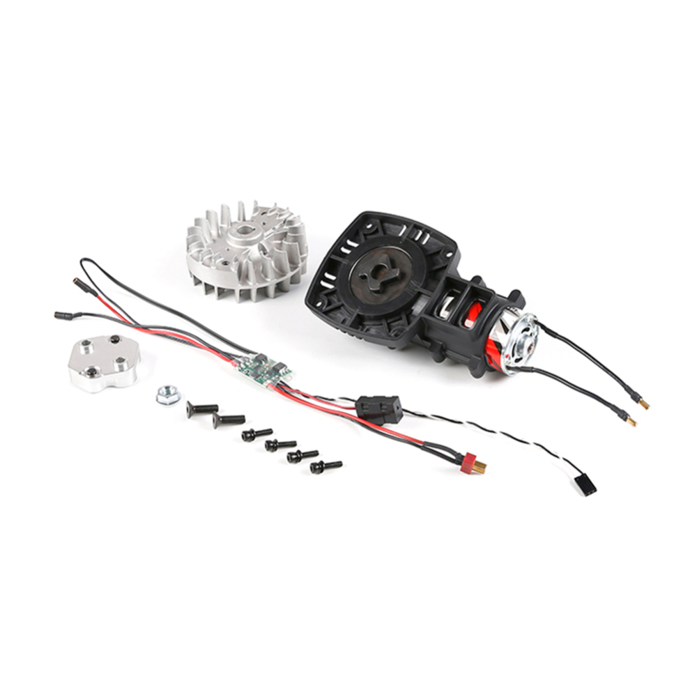 Alloy CNC Roto Starter of 23CC-58CC Normall Flywheel for 1/5 HPI ROFUN ROVAN KM BAJA 5B 5T 5SC Losi FG MCD GoPed RedCat Rc Parts