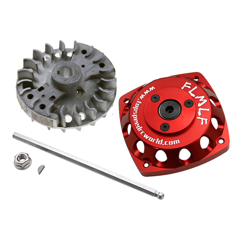 Alloy CNC Roto Starter of 23CC-58CC Normall Flywheel for 1/5 HPI ROFUN ROVAN KM BAJA 5B 5T 5SC Losi FG MCD GoPed RedCat Rc Parts