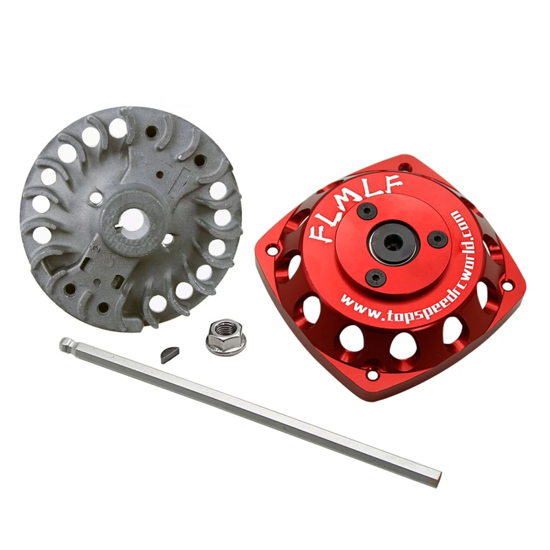 Alloy CNC Roto Starter of 23CC-58CC Normall Flywheel for 1/5 HPI ROFUN ROVAN KM BAJA 5B 5T 5SC Losi FG MCD GoPed RedCat Rc Parts