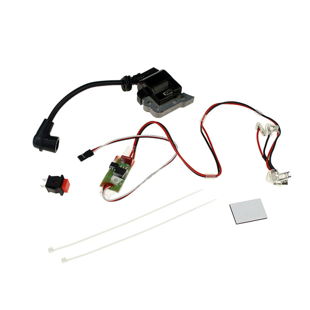 RC Model Remote Safety Kill Switch with Ignition Coil for 1/5 Hpi Rovan Km Rofun Baja Losi Redcat Rcmk Mcd Fg 23cc-71cc Engines