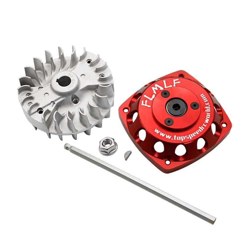 Alloy CNC Roto Starter of 23CC-58CC Normall Flywheel for 1/5 HPI ROFUN ROVAN KM BAJA 5B 5T 5SC Losi FG MCD GoPed RedCat Rc Parts