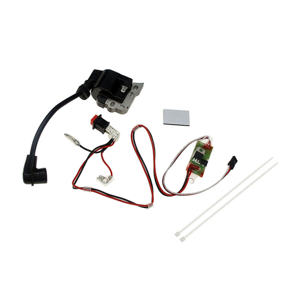 RC Model Remote Safety Kill Switch with Ignition Coil for 1/5 Hpi Rovan Km Rofun Baja Losi Redcat Rcmk Mcd Fg 23cc-71cc Engines