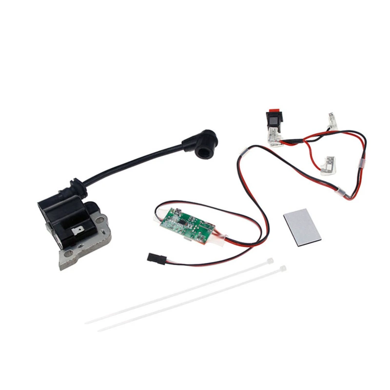 RC Model Remote Safety Kill Switch with Ignition Coil for 1/5 Hpi Rovan Km Rofun Baja Losi Redcat Rcmk Mcd Fg 23cc-71cc Engines