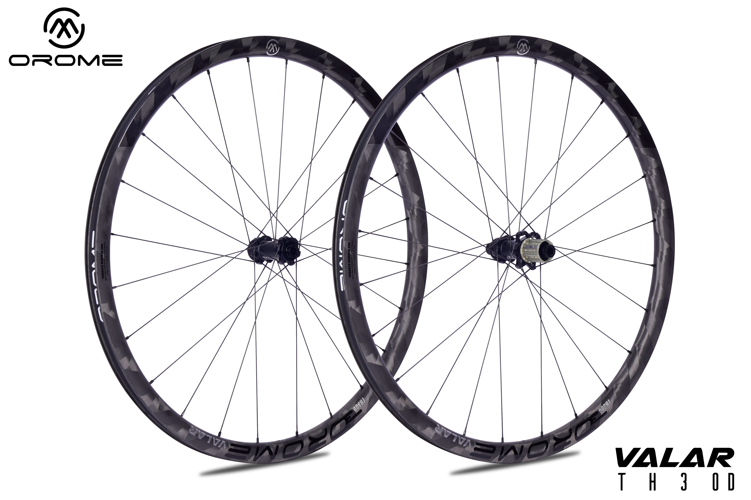 OROME VALAR TH30D Carbon Road Disc Brake Wheelsets, Disc Brake