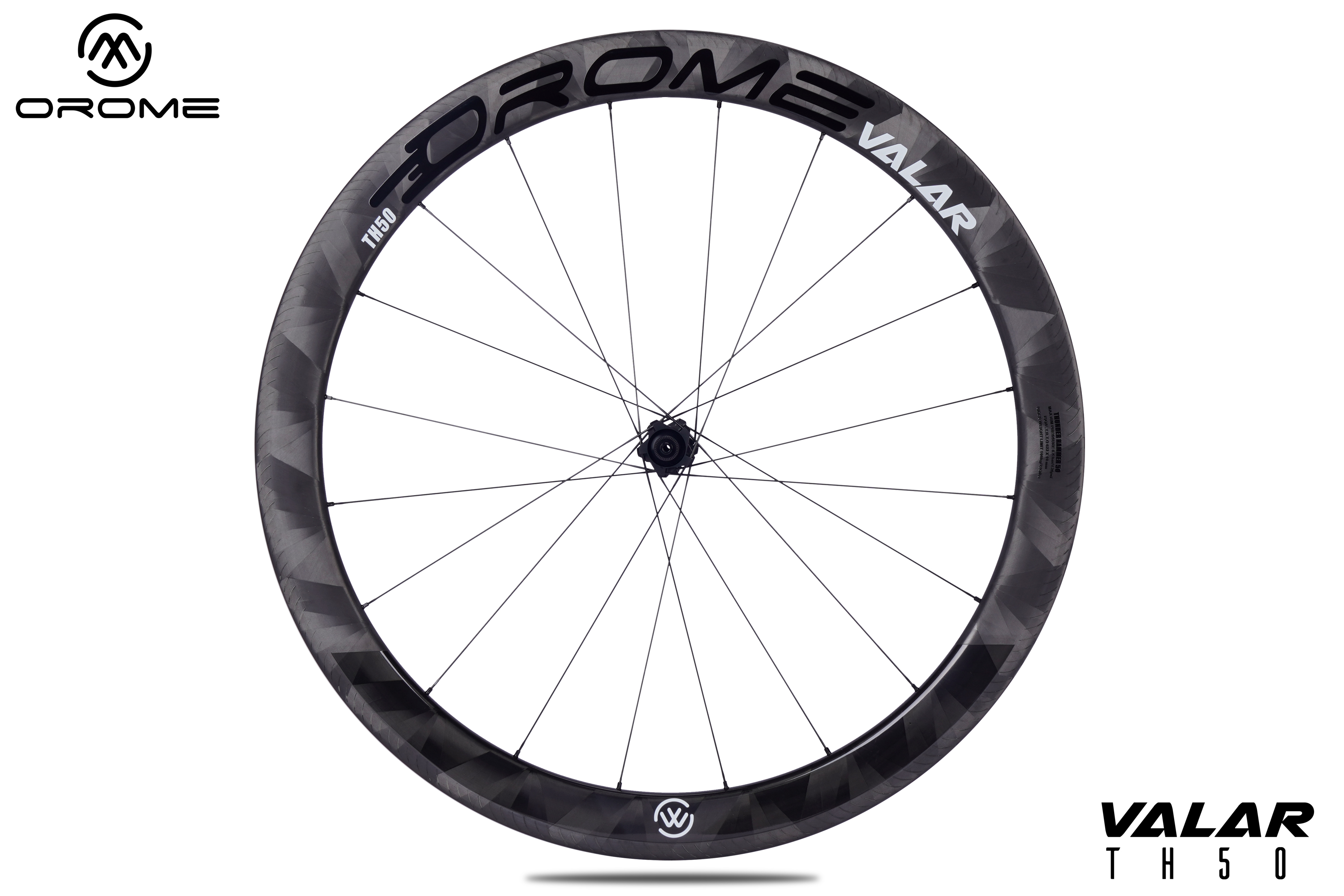 OROME VALAR TH50 Carbon Road Rim Brake Wheelsets, Rim Brake Carbon