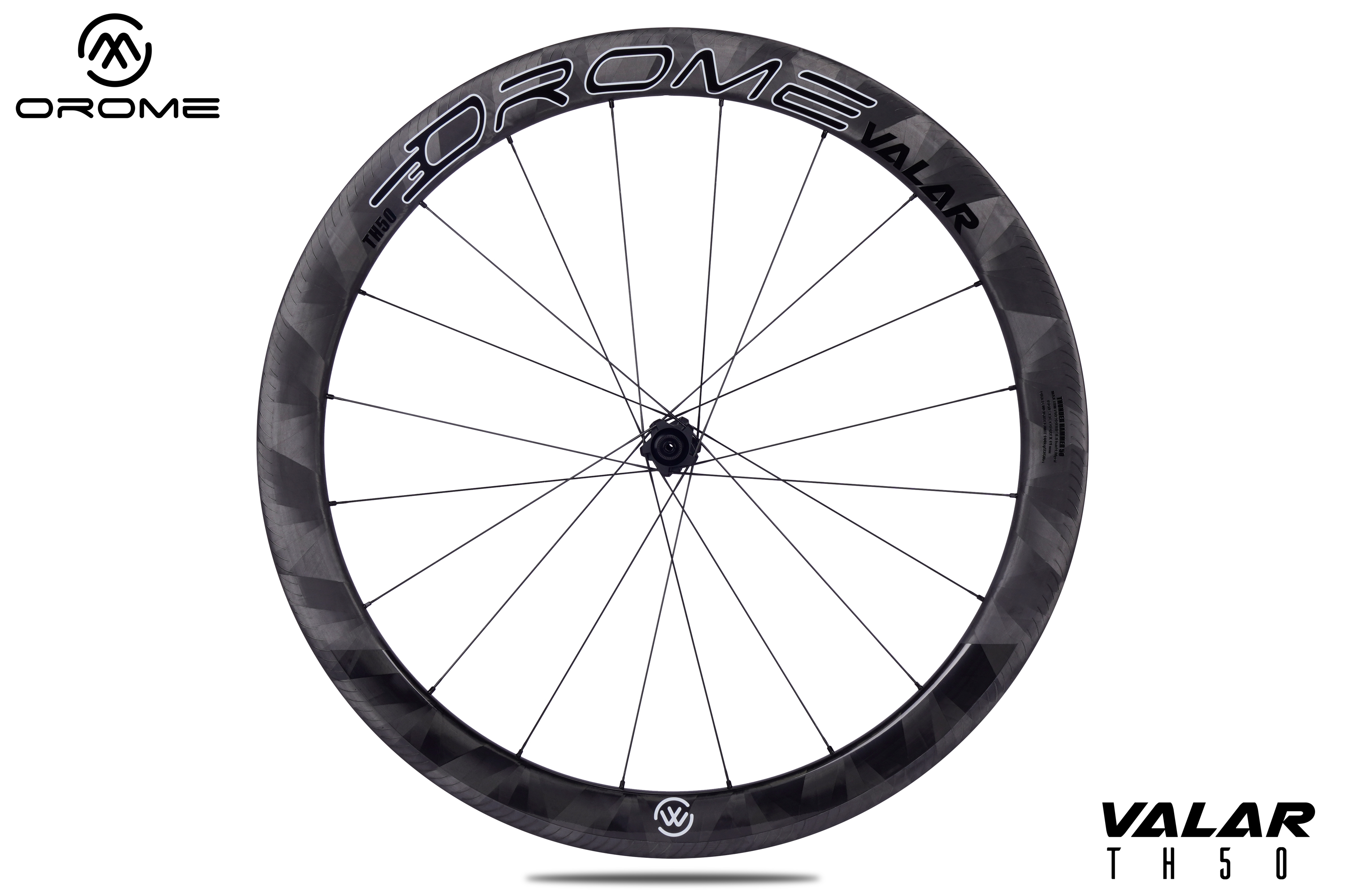OROME VALAR TH50 Carbon Road Rim Brake Wheelsets, Rim Brake Carbon