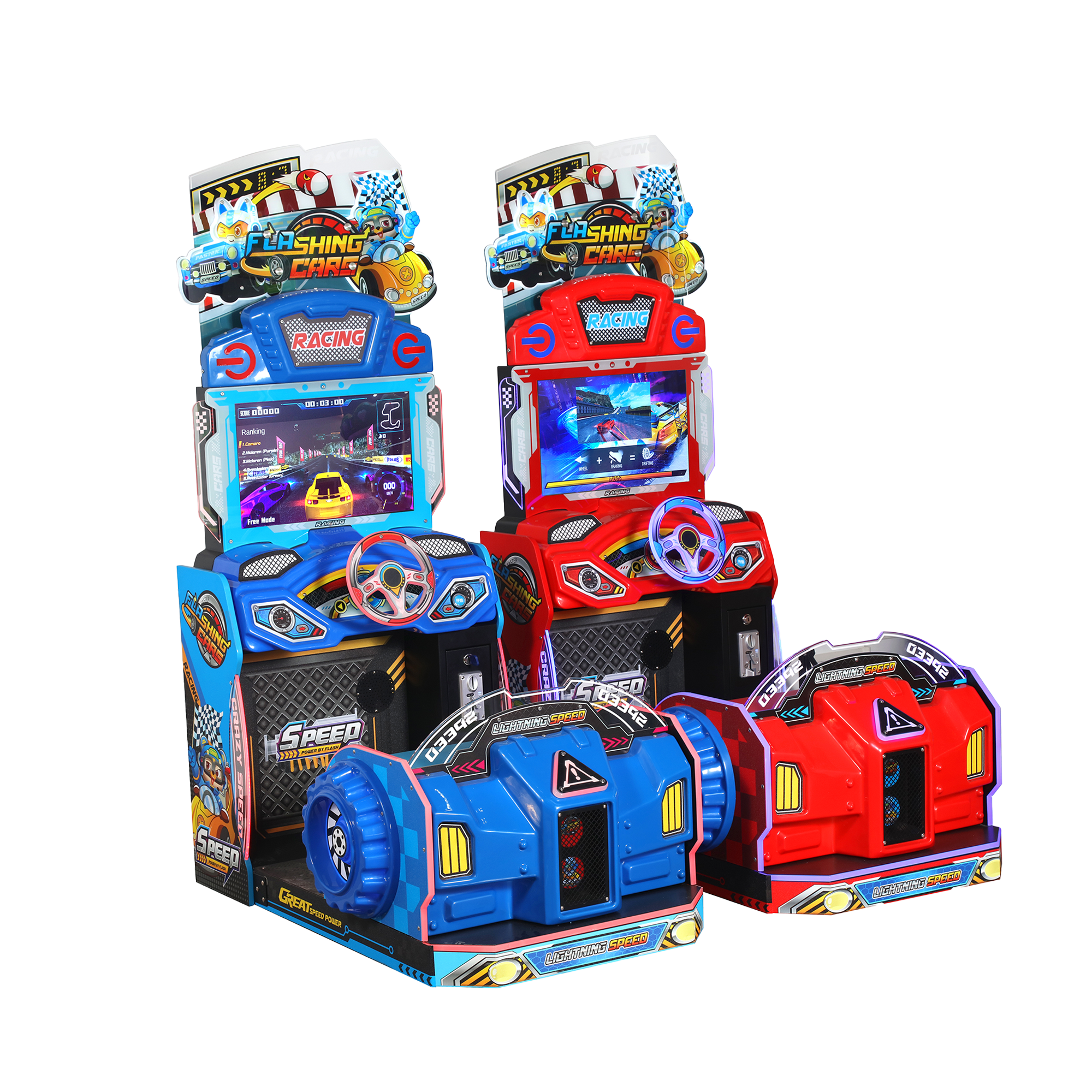Flashing cars
