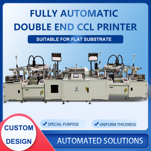 Fully Automatic Double End Thick FIlm Screen Printer,JYSP